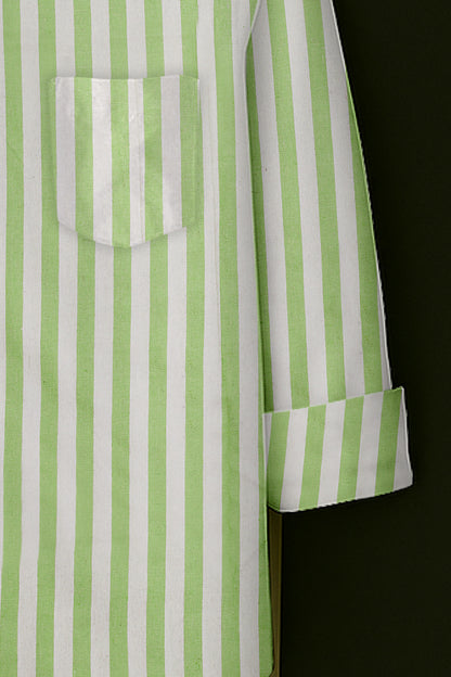 Mens Strips Shirt And Pant Combo
