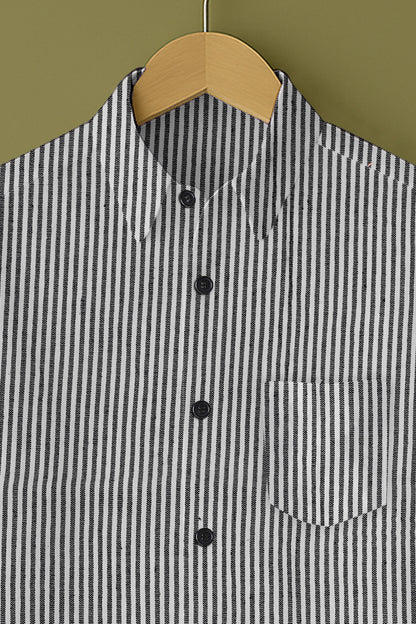 Mens Strips Shirt And Pant Combo