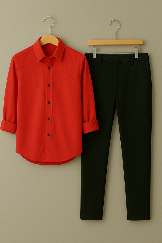 Mens formal shirt pant combo