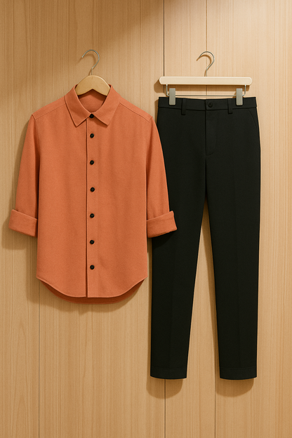 Mens formal shirt pant combo