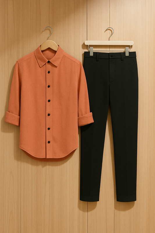 Mens formal shirt pant combo