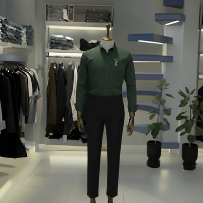 Green “Golf Boy” Premium Shirt & Black Trouser Set